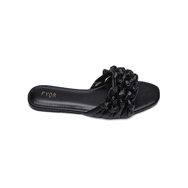 Fyor MY 178 Flat sandal #color_black