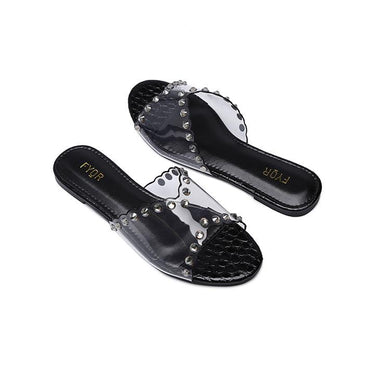 Fyor MY 185 Flat sandal #color_black