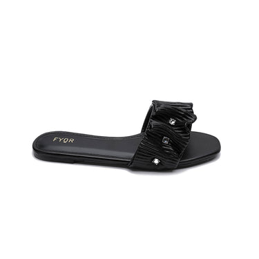 Fyor MY 220 Flat sandal #color_black