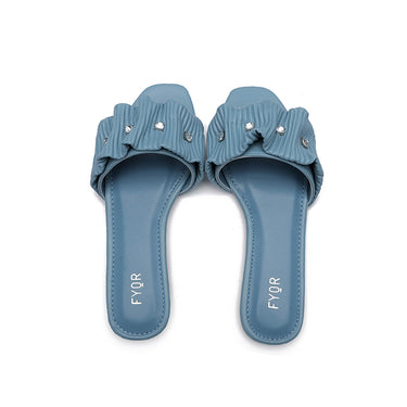 Fyor MY 220 Flat sandal #color_blue