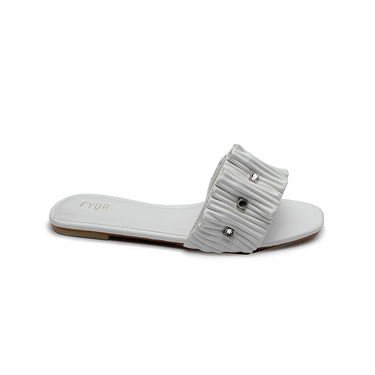 Fyor MY 220 Flat sandal #color_white