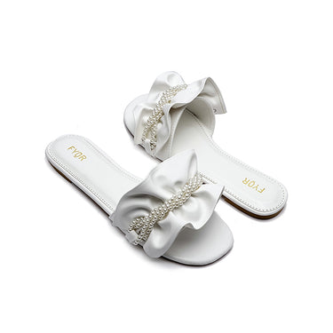 Fyor MY 221 Flat sandal #color_white
