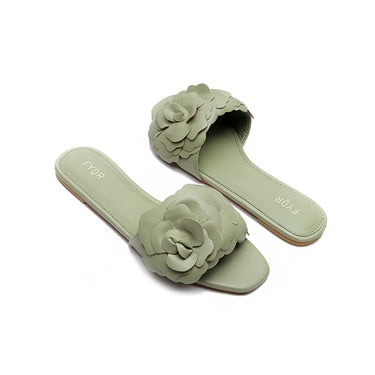 Fyor MY 222 Flat sandal #color_mint-green