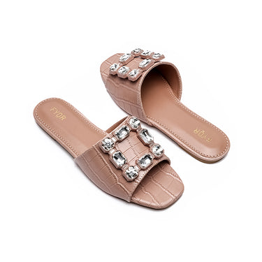 Fyor MY 223 Flat sandal #color_peach