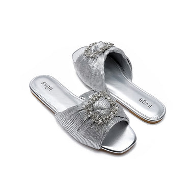 Fyor MY 224 Flat sandal #color_silver