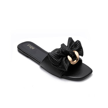 Fyor MY 228 Flat sandal #color_black