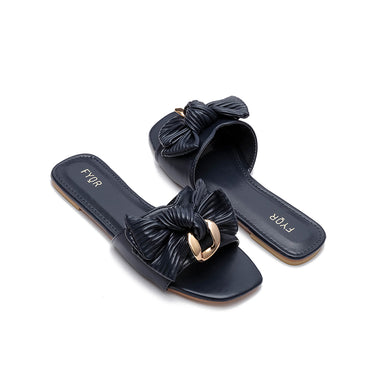 Fyor MY 228 Flat sandal #color_navy-blue