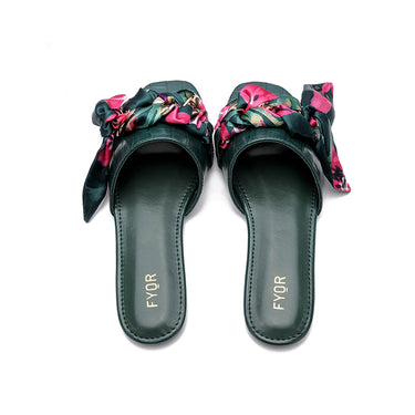 Fyor MY 231 Flat sandal #color_green
