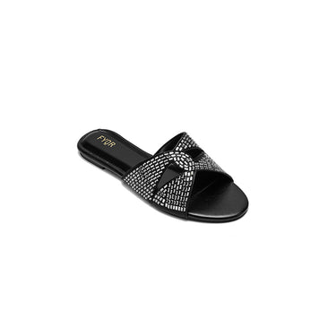 Fyor MY 249 Flat sandal #color_black