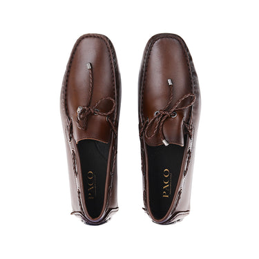 Paco PSV 006 Men's Moccasin #color_coffee