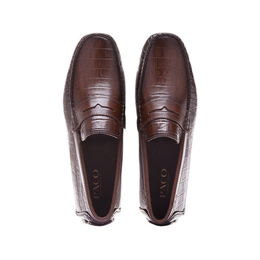 Paco PSV 007 Men's Moccasin #color_coffee