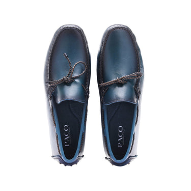 Paco PSV 023 Men's Moccasin #color_blue
