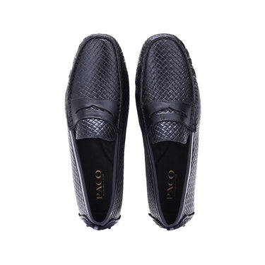 Paco PSV 024 Men's Moccasin #color_black
