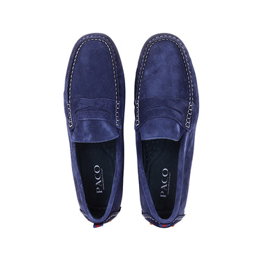 Paco PSV 026 Men's Moccasin #color_navy