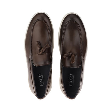 Paco PVL 011 Men's Moccasin #color_coffee
